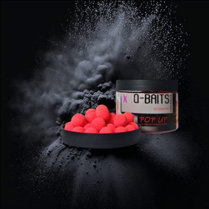 Q-Baits Fluo red squid and tuna pou-up bojli